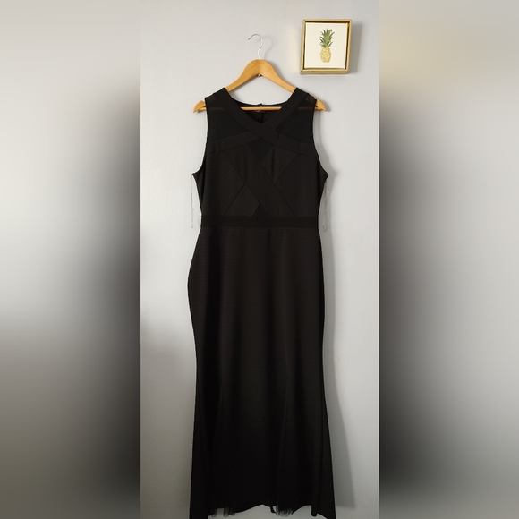 Candalite dress long Color Black Size XL Style Shift Maxi Polyester And spandex - Picture 8 of 11